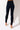 Back View Carrie High Rise Stretchy Skinny Jeans in Dark Blue