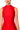 Full View Case Closed Sleeveless Mock Neck Jumpsuit In Red