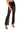 Front View Catching Eyes Sequin Embellished Flare Pant