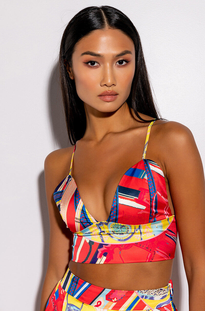 Front View Cayman Bralette Top