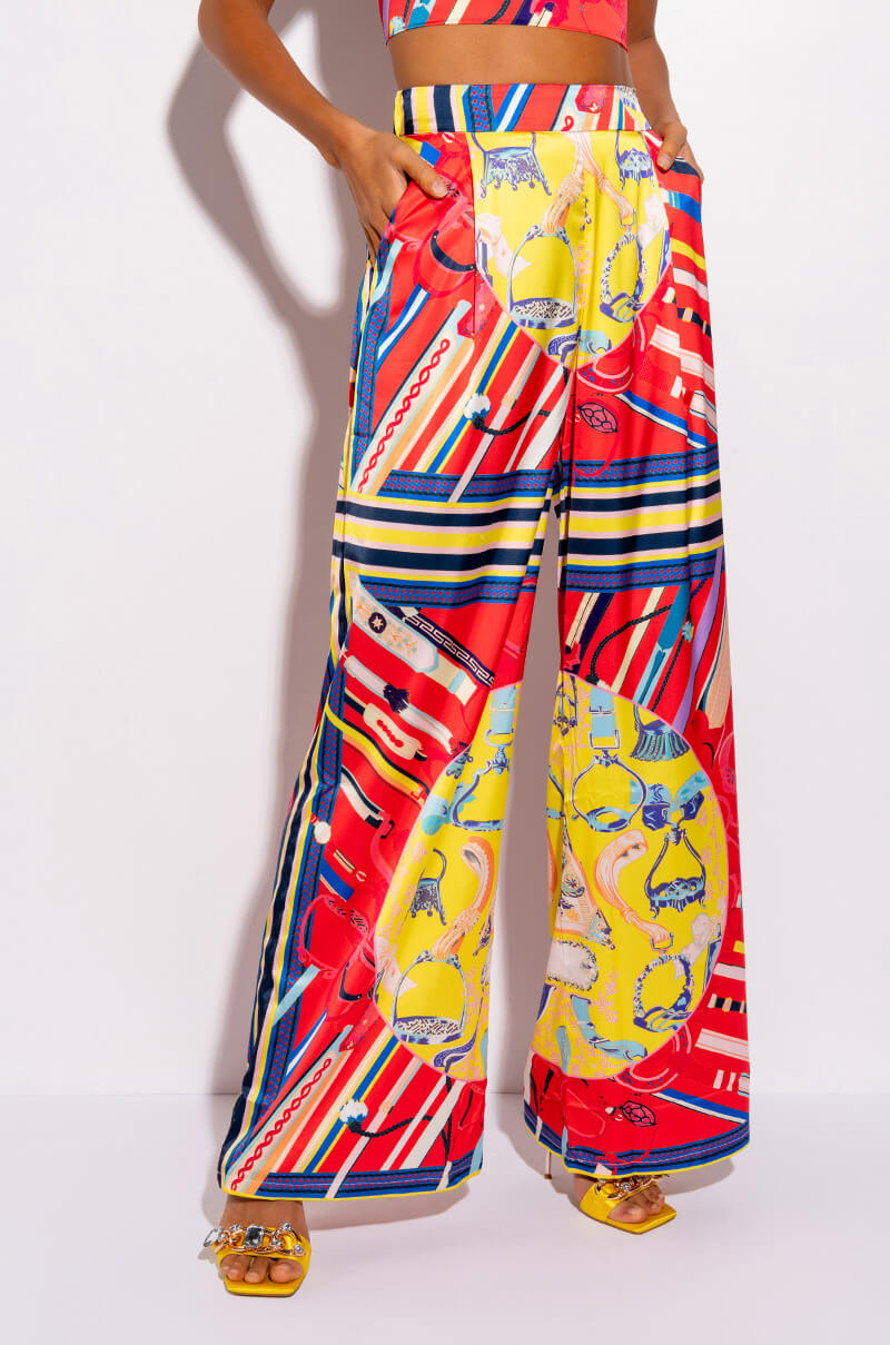 Front View Cayman Palazzo Pant