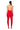 Detail View Celeste Halter Neck Jumpsuit In Red