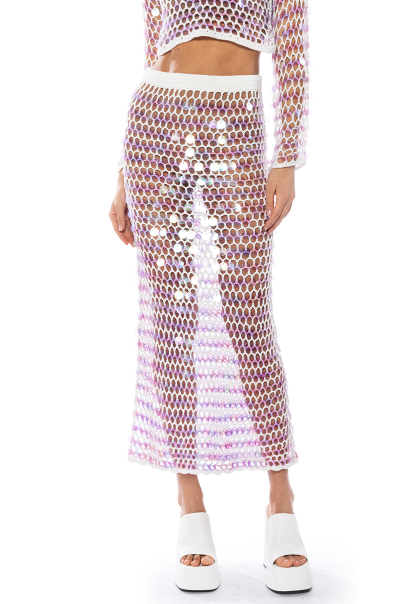 CELINE CROCHET MAXI SKIRT view 0
