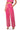 Front View Center Of Attention Rhinestone Pant In Pink