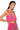 Side View Center Of Attention Rhinestone Top In Pink