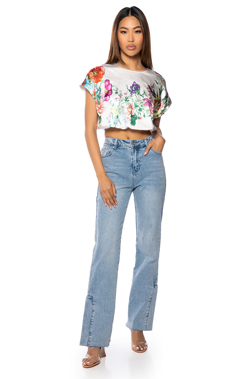 Full View Cest La Vie High Rise Straight Jeans