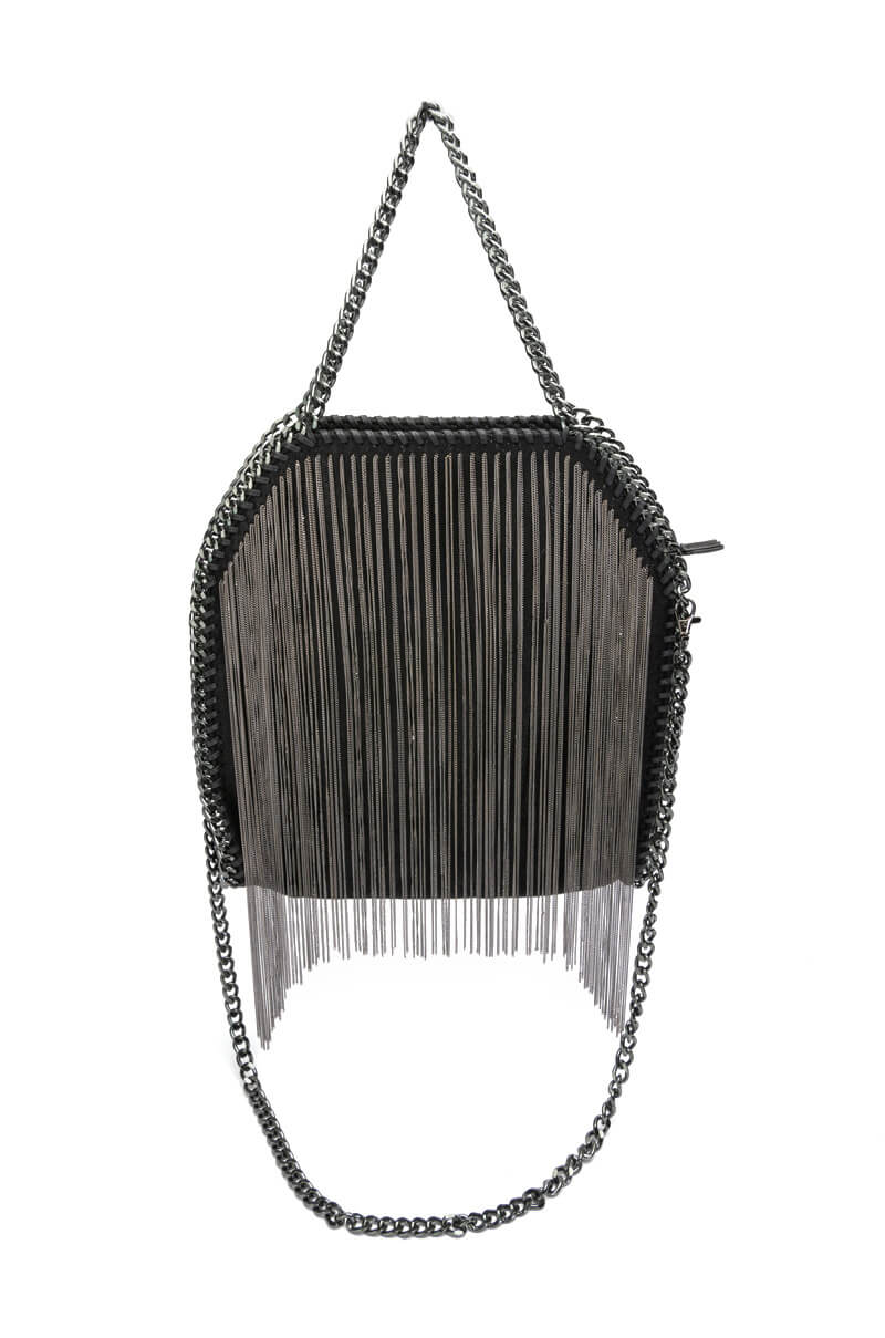 Back View Chain Fringe Purse 2