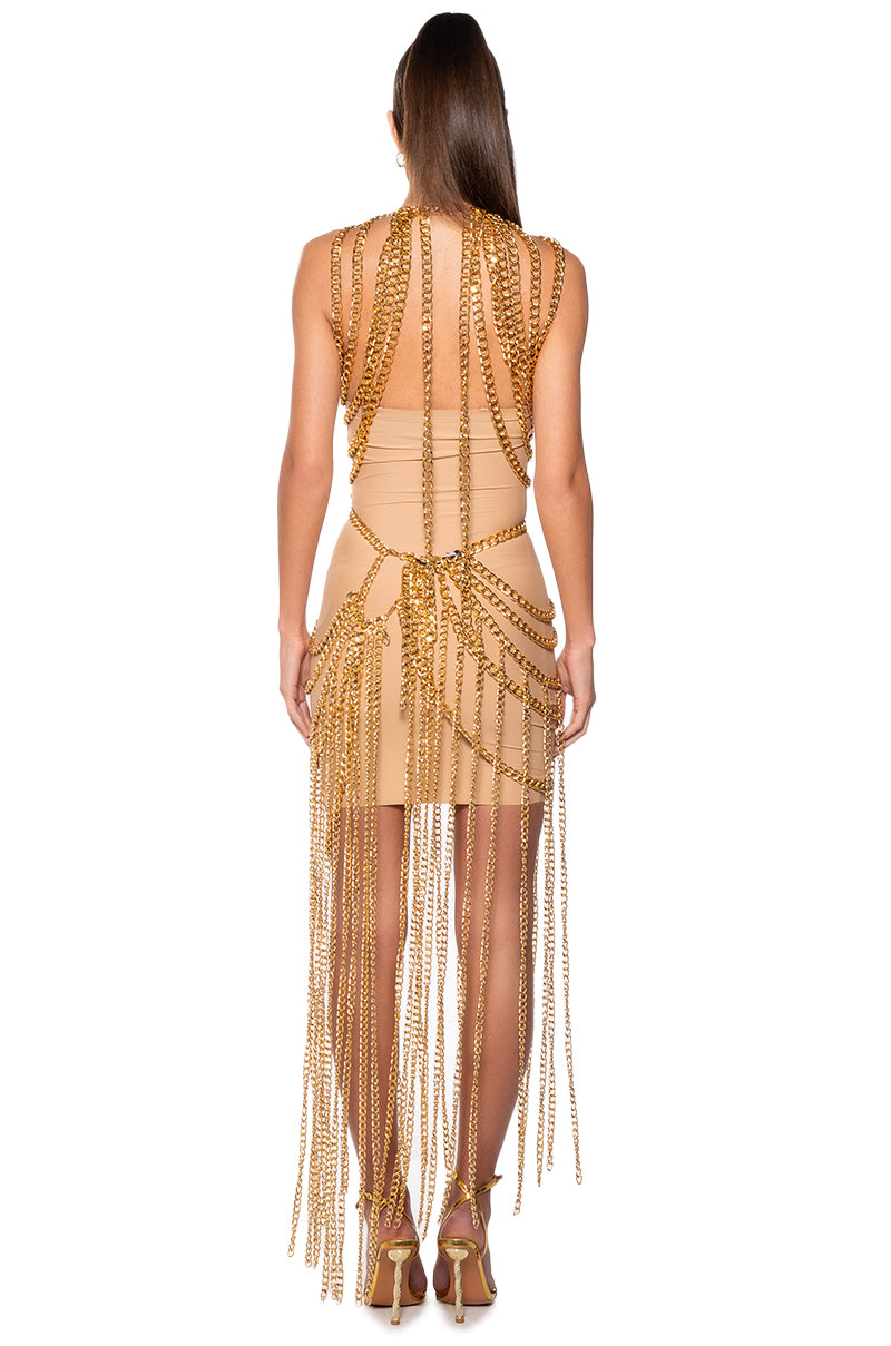 Detail View Chain Me Up Maxi Dress