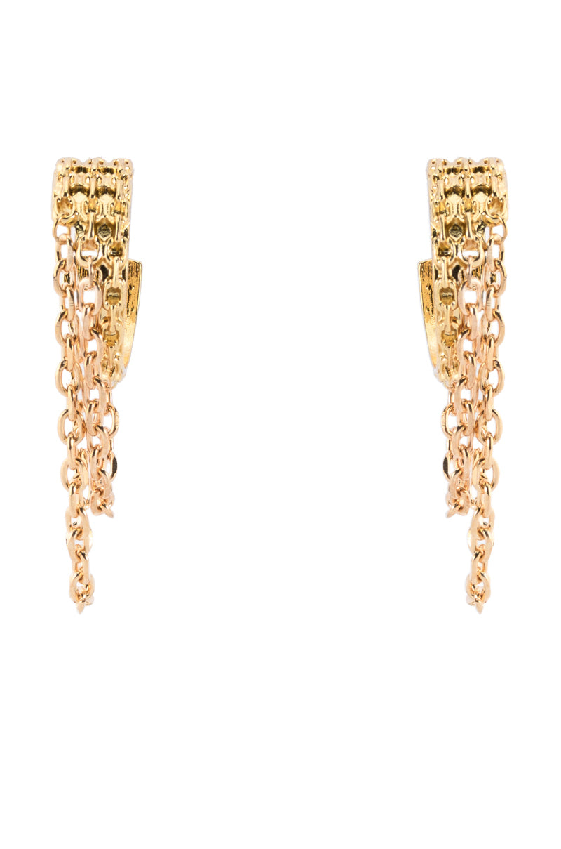 Side View Chained To Love Hoop 1