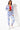 Full View Champion Printed Cropped Coaches Jacket  in Jock Tag Scatter Mix White