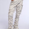 Front View Changing Directions Mid Rise Stacked Pants