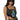 Front View Charlie Graphic Print Corset Top