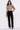 Back View Cheek To Cheek Rhinestone Peekabooty Flared Jeans