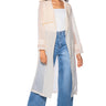 Front View Chiffon Chateau Mesh Trench