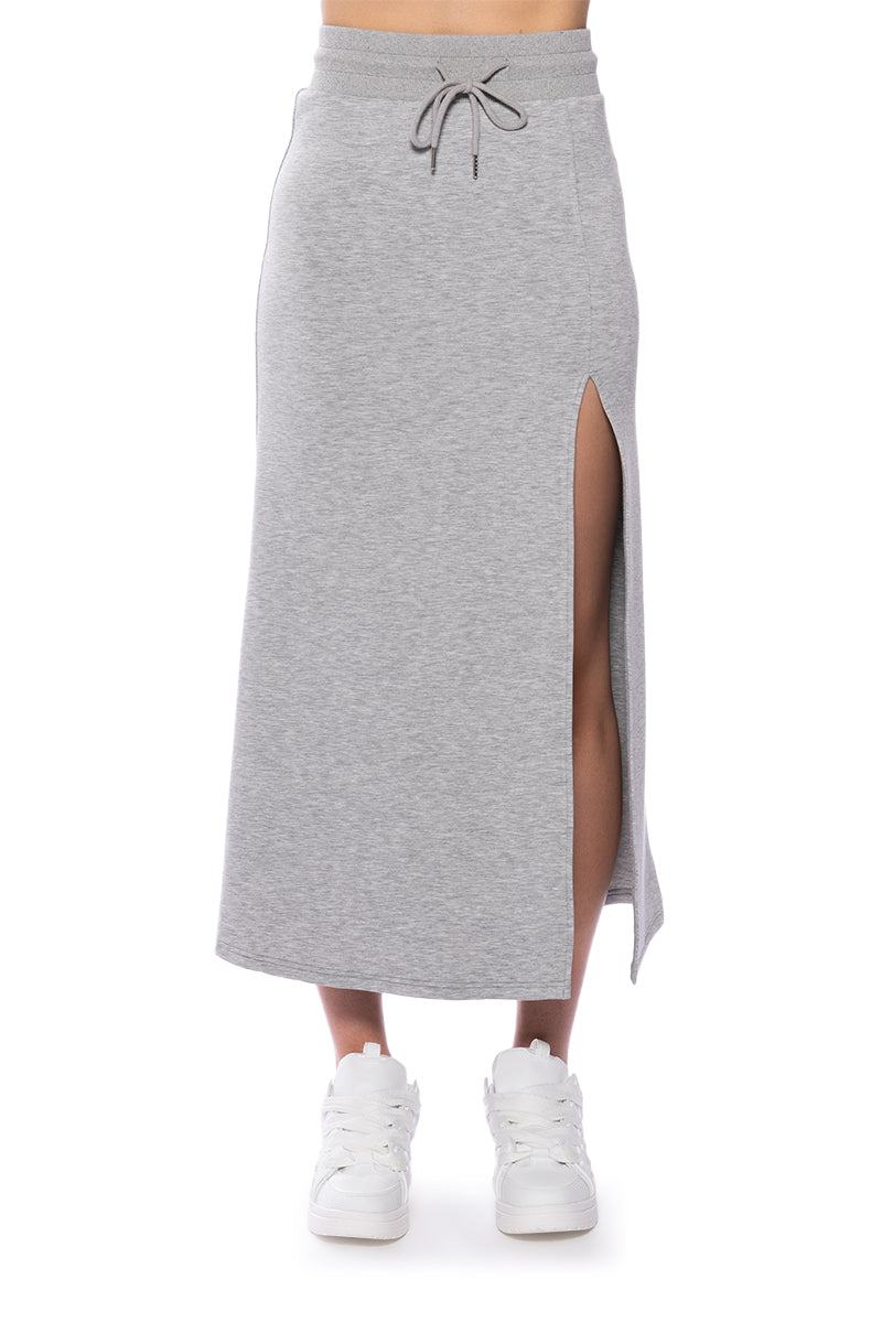 Full View Chill Days Cozy Maxi Skirt