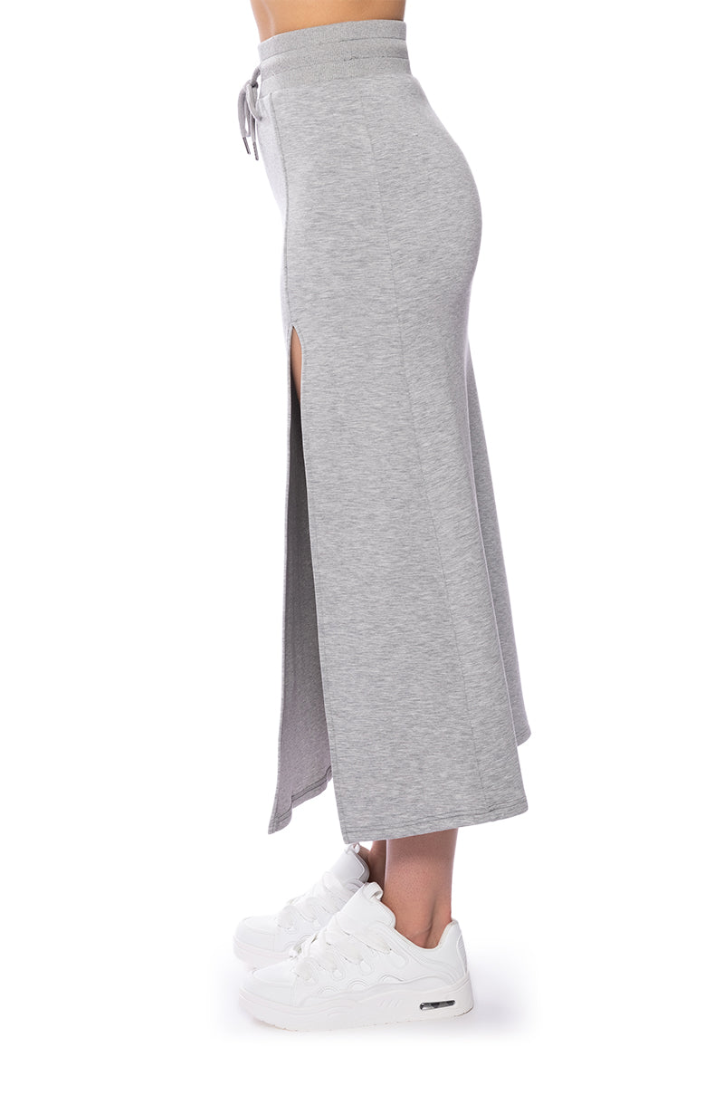 Extra View Chill Days Cozy Maxi Skirt