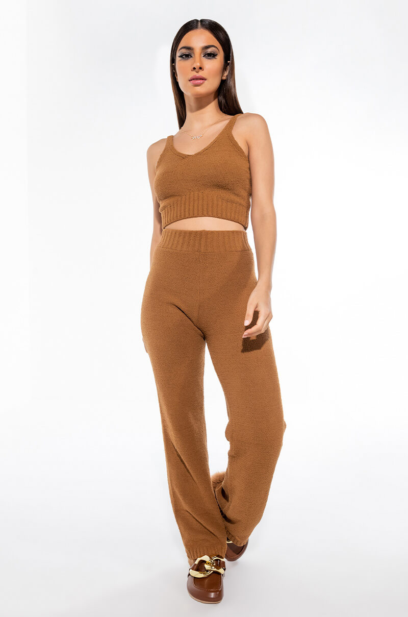 Extra View Chillin Af Cozy Wide Leg Pant 11