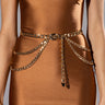 Front View Choices Layered Chain Belt