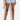 Front View Ciao Bella Rhinestone Mesh High Rise Denim Short