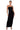 Front View Cinch Me In Knit Tube Maxi Dress In Black