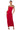 Front View Cinch Me In Knit Tube Maxi Dress In Red