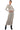 Front View Claira Mineral Wash Contour Midi Dress