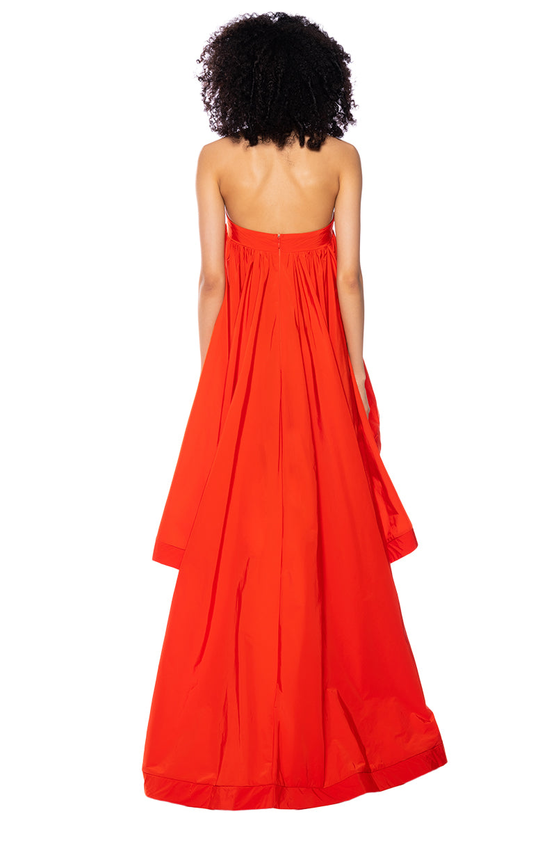 Extra View Clara Strapless High Low Maxi Dress