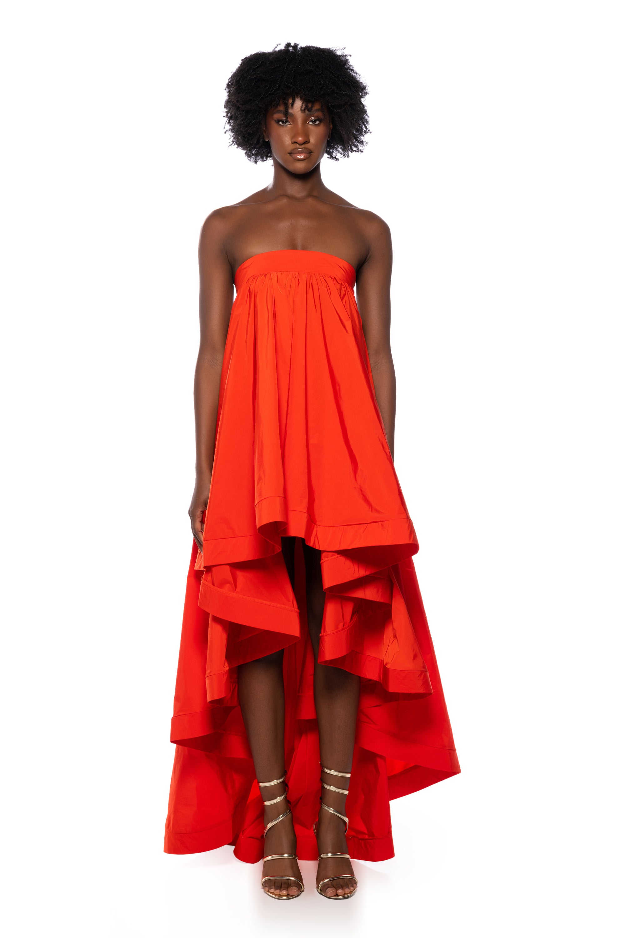 Extra View Clara Strapless High Low Maxi Dress
