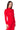 Side View Clarissa Embellished Long Sleeve Mesh Top In Red