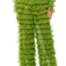 Front View Clarity Ruffled Palazzo Pant