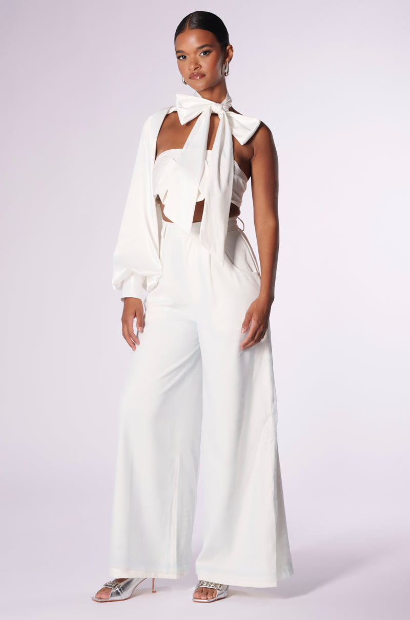 Back View Classic Elegance Tie Sleeve