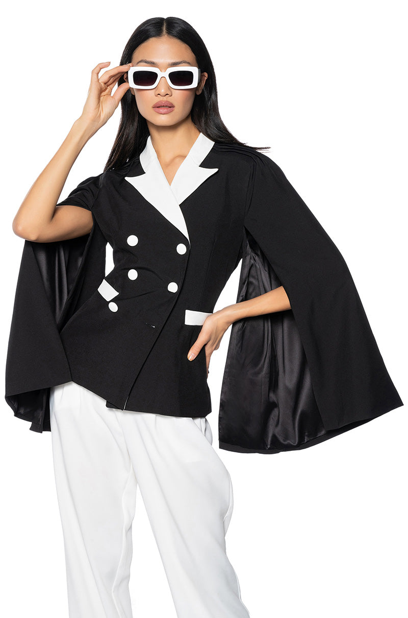CLASSY CAPE BLAZER view 0