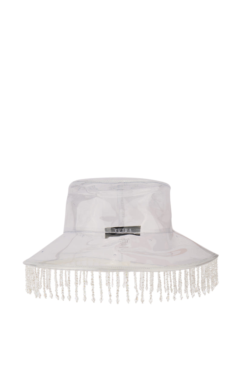 Side View Clear To You Crystal Bucket Hat
