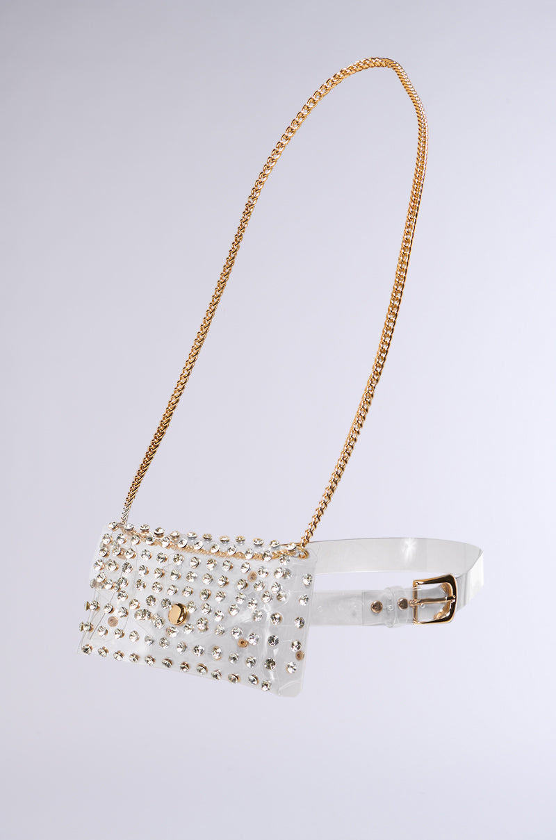 Detail View Clearly Worthy Bling Belt Bag 2