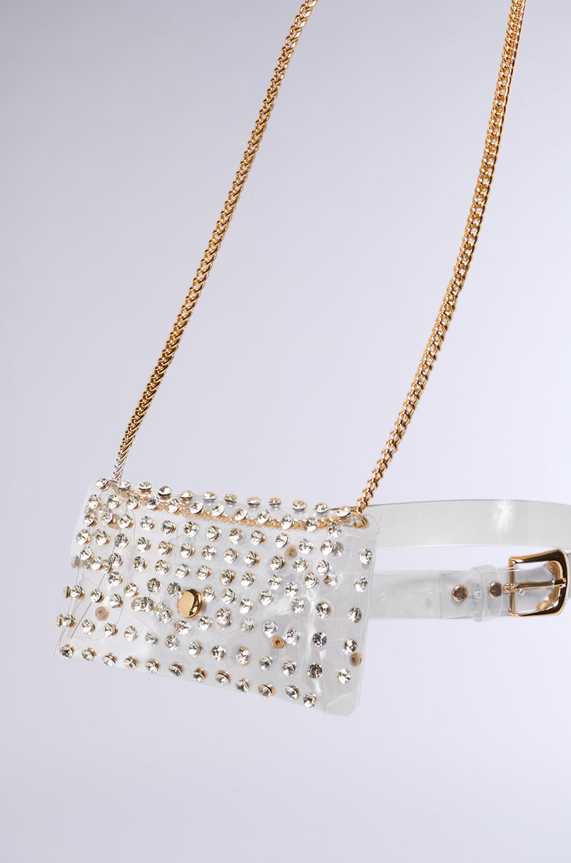 Full View Clearly Worthy Bling Belt Bag 3