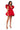 Back View Clementine Butterfly Sleeve Mini Puff Dress