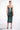 Back View Cleo Iridescent Skinny Strap Midi Dress