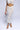 Front View Cleo Semi Sheer Maxi Skirt In White