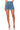 Front View Club High Waisted Denim Shorts