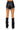 Full View Club Vibe Rhinestone Faux Leather Shorts