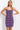 Front View Clueless Vibes Mini Tank Dress in Purple