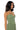 Side View Cocoa Butter Scuba Corset In Green