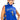 Front View Collegiate Varsity Blues Sleeveless Turtleneck Sweater