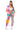 Front View Color Block Pocket Duster
