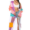 Front View Color Block Pocket Duster