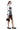 Back View Color Me In Tie Front Mini Dress