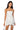 Front View Color Me Pretty Strapless Ruched Faux Leather Mini Dress