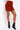 Front View Combating Feelings Stretch Lace Up Mini Skirt in Rust