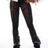 Front View Come Alive Seamed Mesh Legging