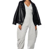 Front View Comfy Cozy Sweatshirt Jumpsuit